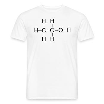 Alkohol - Männer T-Shirt - Weiß - Vorne - AI Model Male 178 dark (178cm)