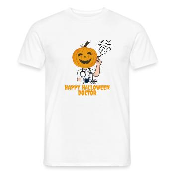 Happy Halloween Doctor - T-shirt homme - blanc - Devant - AI Model Male 178 dark (178cm)
