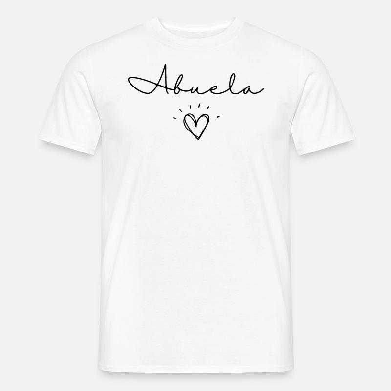 Abuela. Abuela Geschenk - Männer T-Shirt - Weiß
