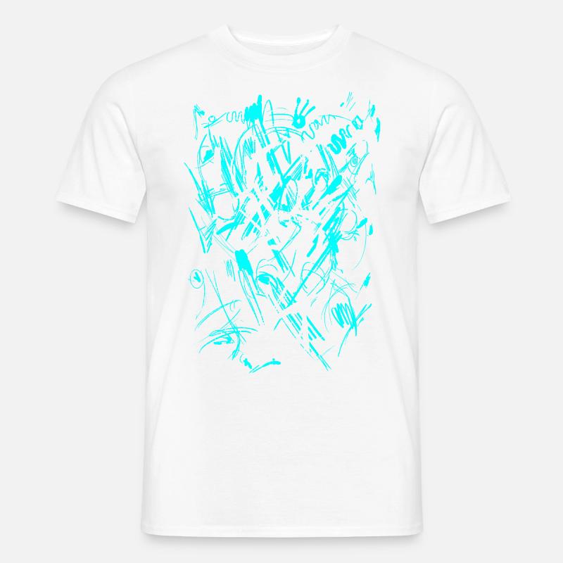 Scifi - Background Texture - Men’s T-shirt - white
