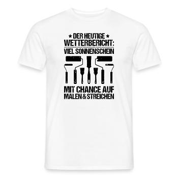 Maler und Lackierer Malerin Lackiererin Painter - Männer T-Shirt - Weiß - Vorne - AI Model Male 178 dark (178cm)