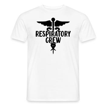 Respiratory Squad Pulmonary Peds RT Therapeut - Männer T-Shirt - Weiß - Vorne - AI Model Male 178 dark (178cm)