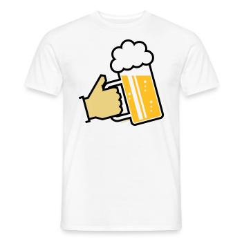 XBayerian Salute (L3) - Men's T-Shirt - white - Front - AI Model Male 178 dark (178cm)