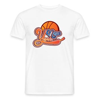 New York - Männer T-Shirt - Weiß - Vorne - AI Model Male 178 dark (178cm)