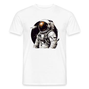 Astronaut - Männer T-Shirt - Weiß - Vorne - AI Model Male 178 dark (178cm)