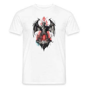Knight Enters Dungeon - Men's T-Shirt - white - Front - AI Model Male 178 dark (178cm)