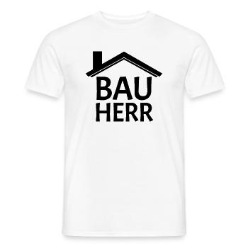 Bauherr - Männer T-Shirt - Weiß - Vorne - AI Model Male 178 dark (178cm)