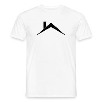 roof - Men's T-Shirt - white - Front - AI Model Male 178 dark (178cm)