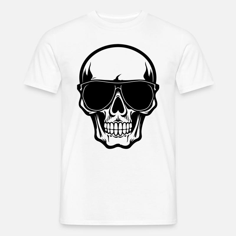 Skull Cool - Men's T-Shirt - white