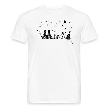 Pfadfinder - Männer T-Shirt - Weiß - Vorne - AI Model Male 178 dark (178cm)