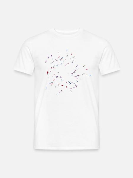 Paragliding Competition Gleitschirm Wettbewerb CP - Men's T-Shirt - white
