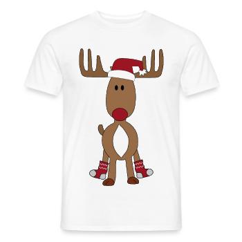 Orignal drôle pour Noël - T-shirt homme - blanc - Devant - AI Model Male 178 dark (178cm)