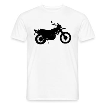 Motorrad - Männer T-Shirt - Weiß - Vorne - AI Model Male 178 dark (178cm)