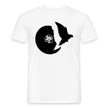 lp - bird - Men's T-Shirt - white - Front - AI Model Male 178 dark (178cm)