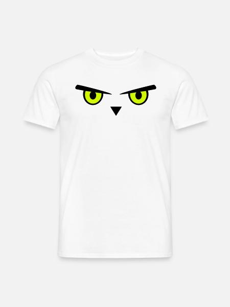 Owl, eyes, bird - Men's T-Shirt -