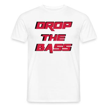 Bass - T-shirt homme - blanc - Devant - AI Model Male 178 dark (178cm)