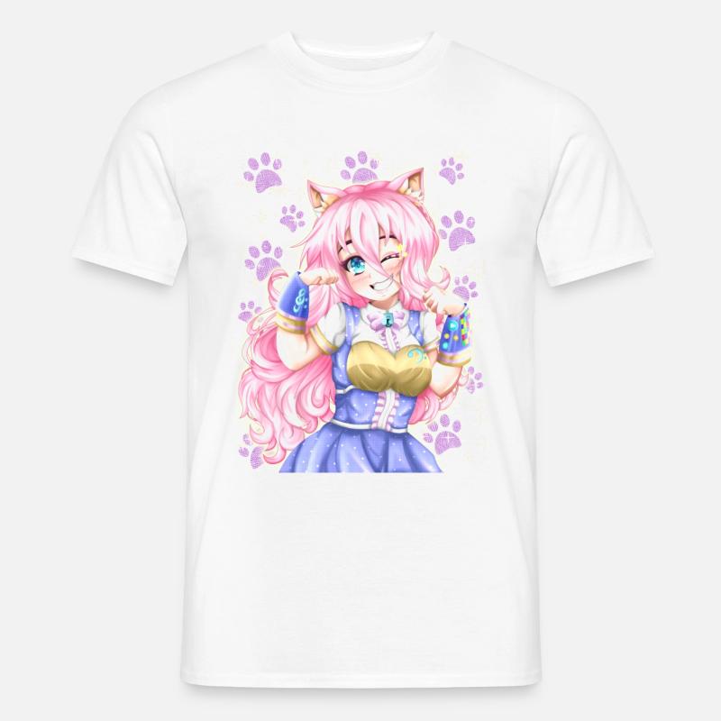 Neko Mädchen - Männer T-Shirt - undefined