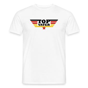 Vater und Sohn - Männer T-Shirt - Weiß - Vorne - AI Model Male 178 dark (178cm)