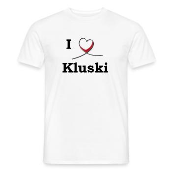 Kluski - T-shirt homme - blanc - Devant - AI Model Male 178 dark (178cm)