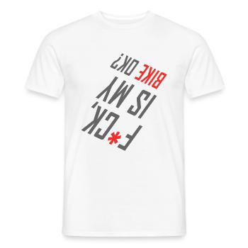 VTT - T-shirt homme - blanc - Devant - AI Model Male 178 dark (178cm)