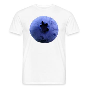 Heidelbeere - Männer T-Shirt - Weiß - Vorne - AI Model Male 178 dark (178cm)