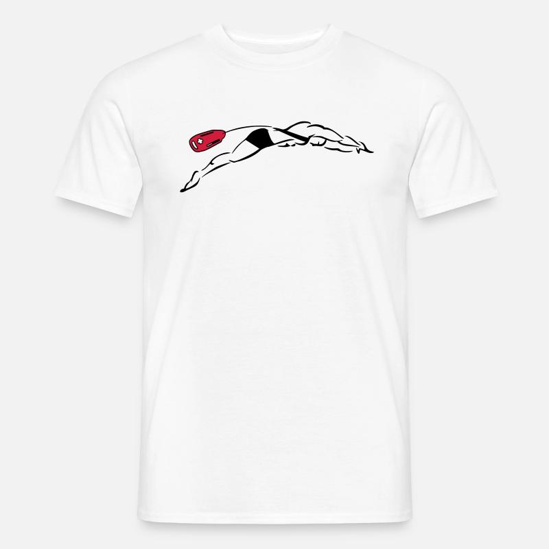 Lifeguard - Männer T-Shirt - Weiß