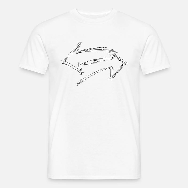 Pfeile - Männer T-Shirt - Weiß