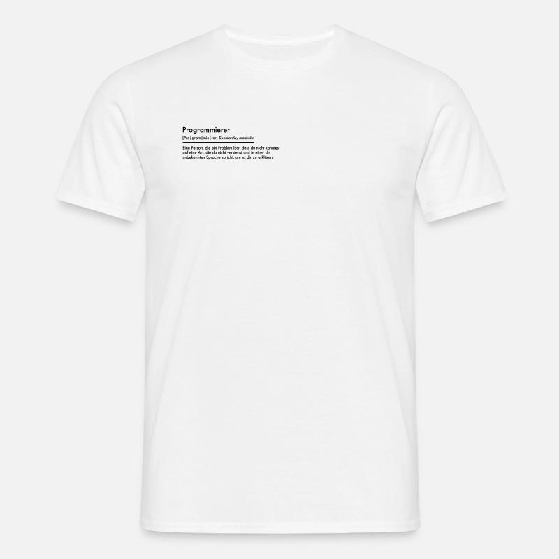 Programmierer - Männer T-Shirt - Weiß