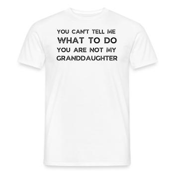 drôle grand-père et grand-mère - T-shirt homme - blanc - Devant - AI Model Male 178 dark (178cm)