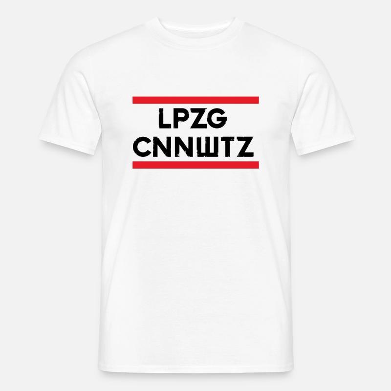 Leipzig Connewitz - Männer T-Shirt - Weiß
