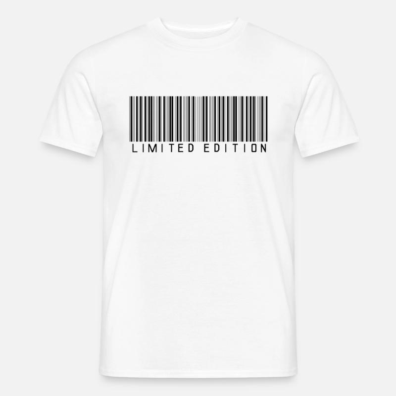 LIMITED EDITION - BARCODE - STRICHCODE - SCANNER - Männer T-Shirt - Weiß