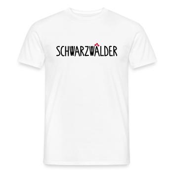 Schwarzwälder - Männer T-Shirt - Weiß - Vorne - AI Model Male 178 dark (178cm)
