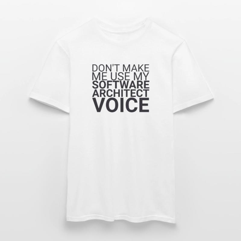 "Software Architect Voice | Software Architecture" Men’s T-shirt