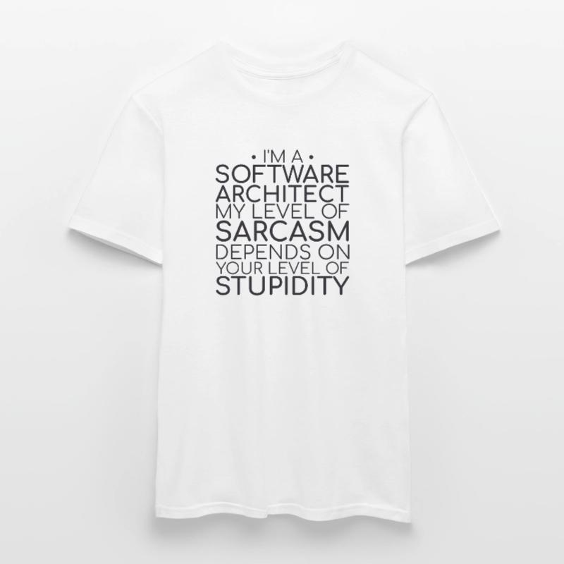 "Software Architect Sarcasm | Software Architecture" Men’s T-shirt