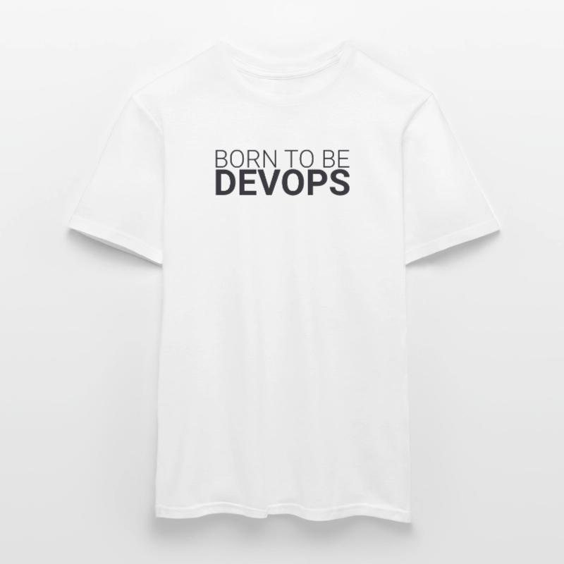 "DevOps Born | Softwareentwicklung" Männer T-Shirt