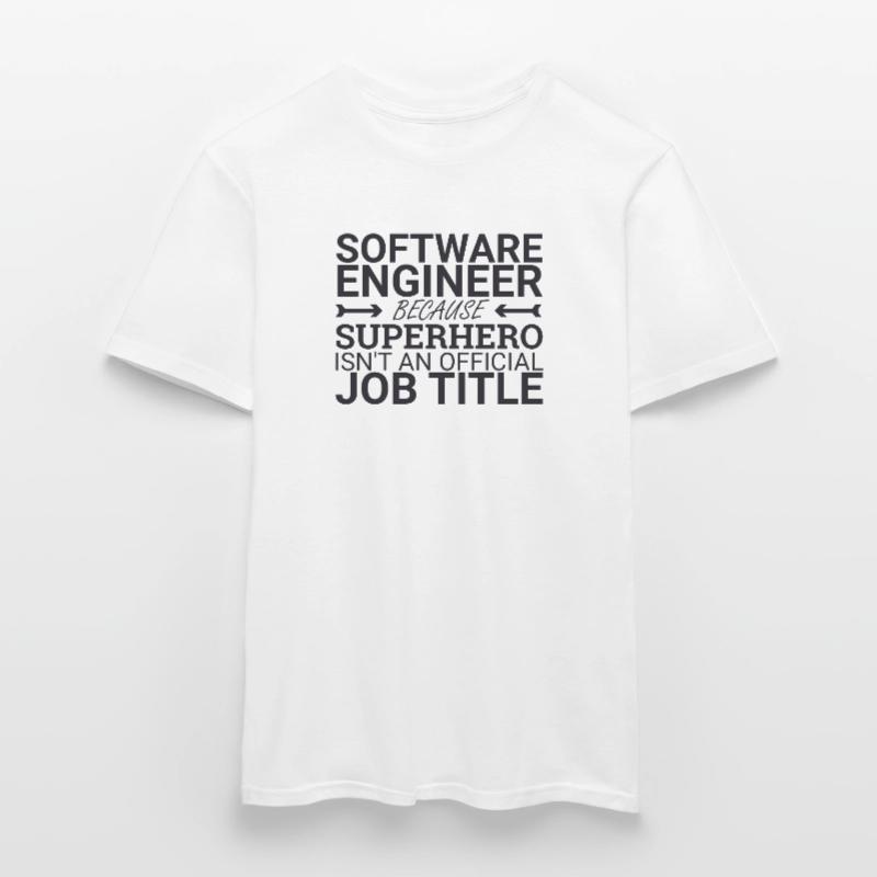 "Software Engineer Superhero | Programming" Männer T-Shirt