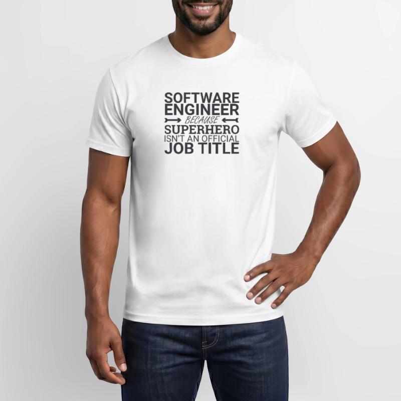 "Software Engineer Superhero | Programming" Männer T-Shirt