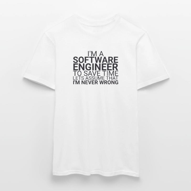 "Software Engineer Time | Programming" Men's T-shirt