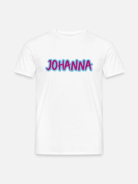 Johanna navn pige pige navn Johanna - Mænd T-shirt - hvid