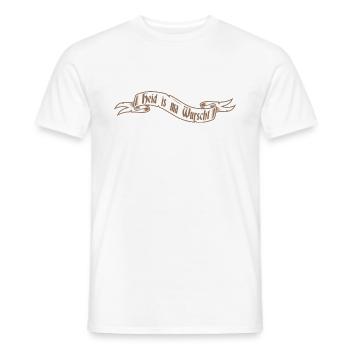 Heid is ma wurscht - Men's T-Shirt - white - Front - AI Model Male 178 dark (178cm)