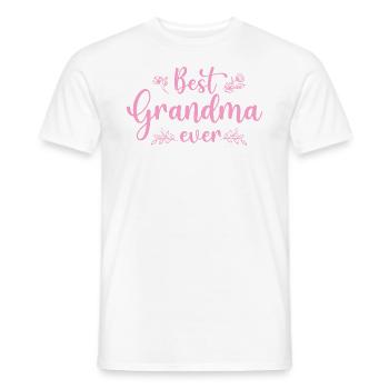 Beste Oma aller Zeiten. - Männer T-Shirt - Weiß - Vorne - AI Model Male 178 dark (178cm)