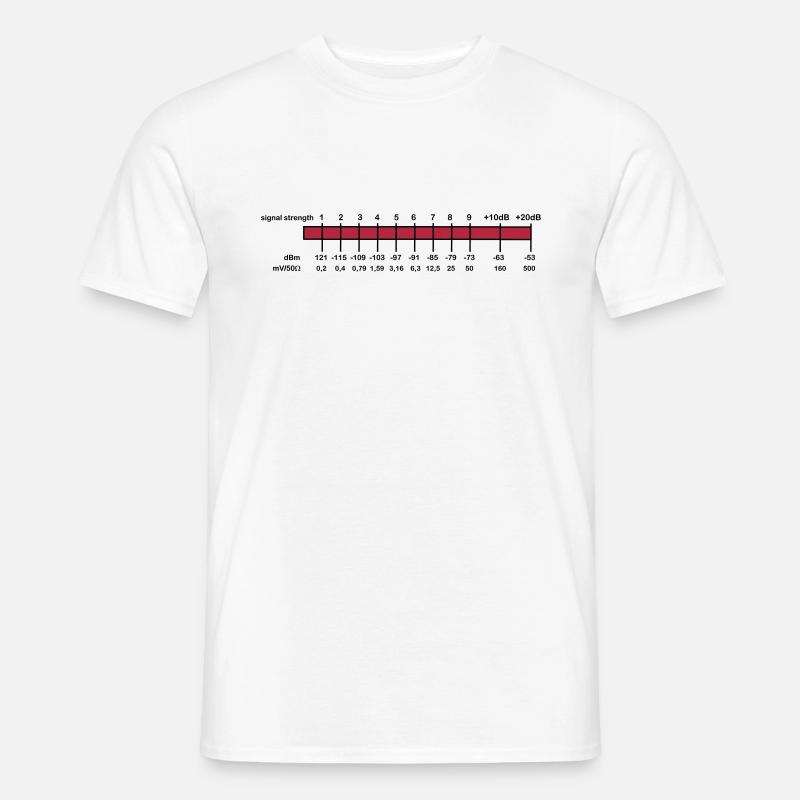 S-Meter - Männer T-Shirt - Weiß