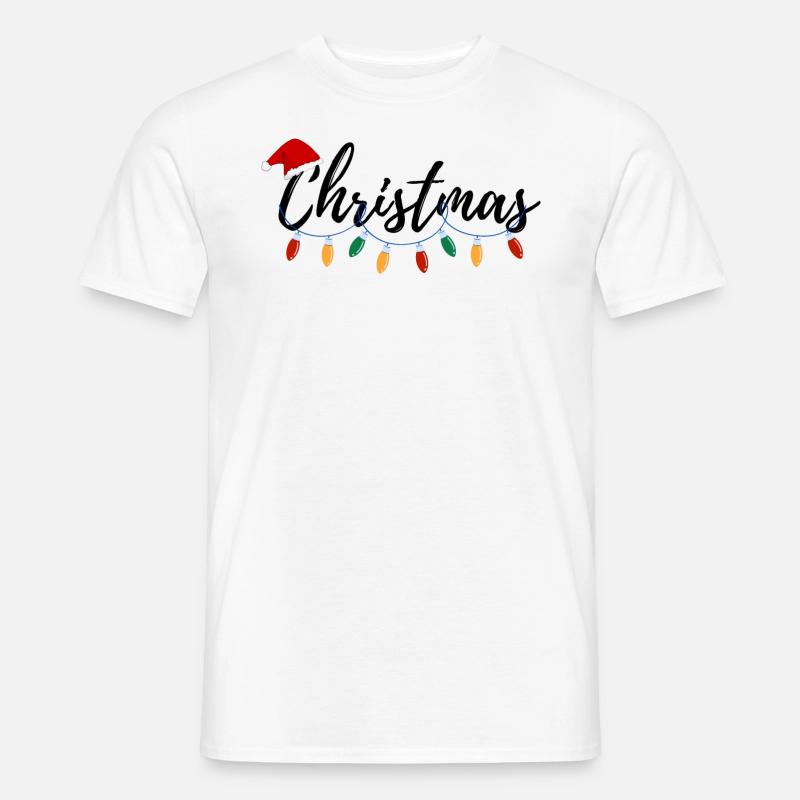 Weihnachtsgeschenk - Männer T-Shirt - Weiß