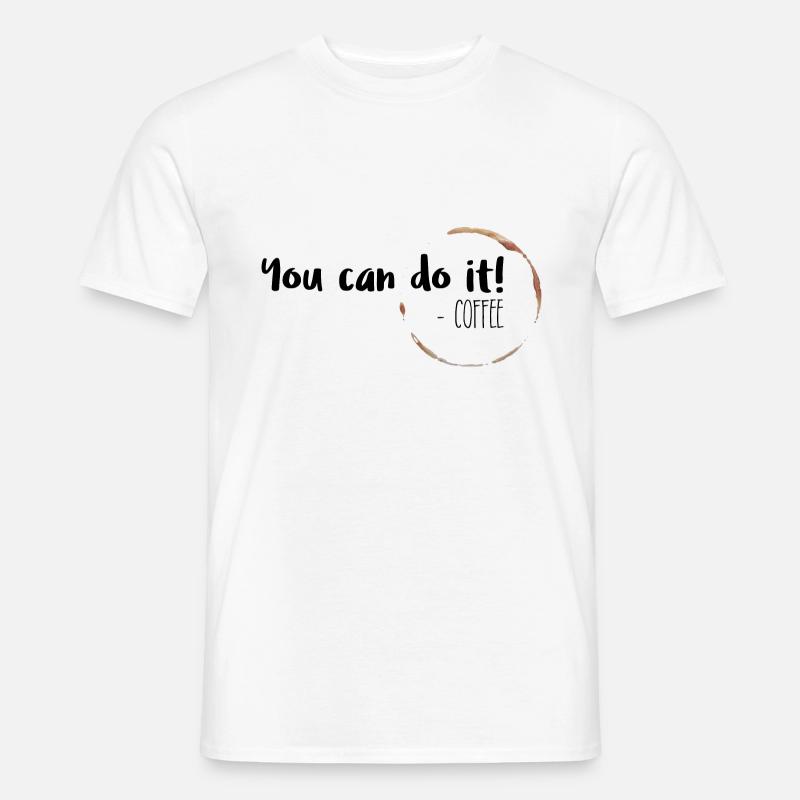 Coffee 2 - Männer T-Shirt - Weiß