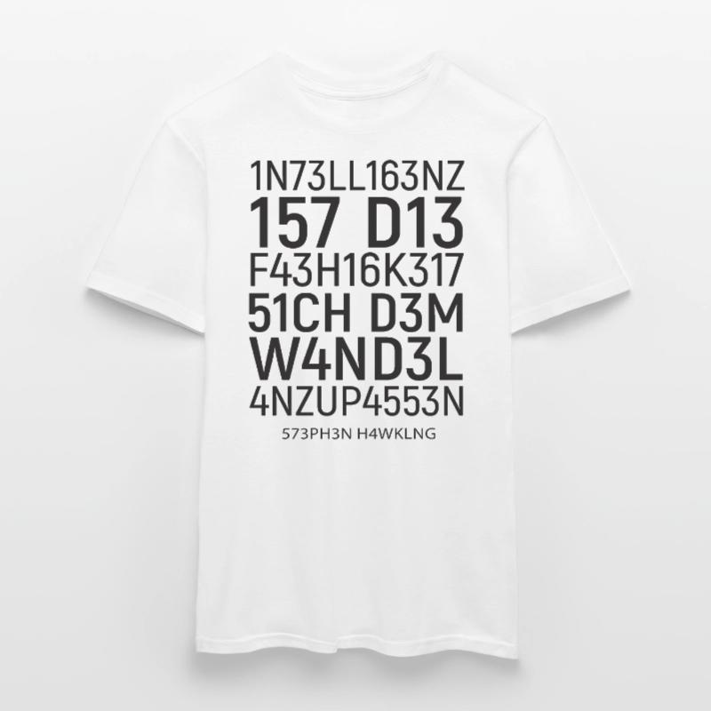 Intelligence is the ability ... Tricky, math Men’s T-shirt