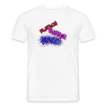 splash splash nonsense dark - Men's T-Shirt - white - Front - AI Model Male 178 dark (178cm)