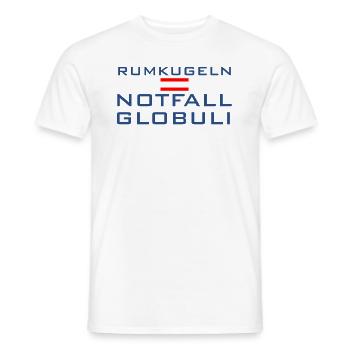 notfallglobuli dunkel - Männer T-Shirt - Weiß - Vorne - AI Model Male 178 dark (178cm)