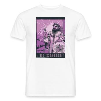 Das Kaisertarot The Emperor Tarot - Men's T-Shirt - white - Front - AI Model Male 178 dark (178cm)