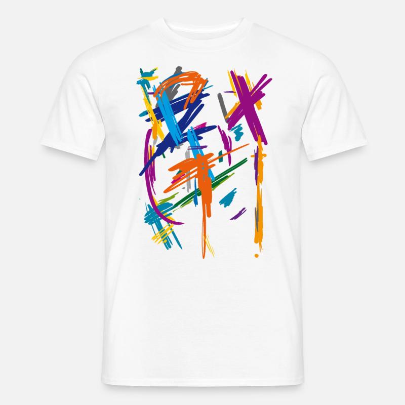 Kunst - Männer T-Shirt - Weiß