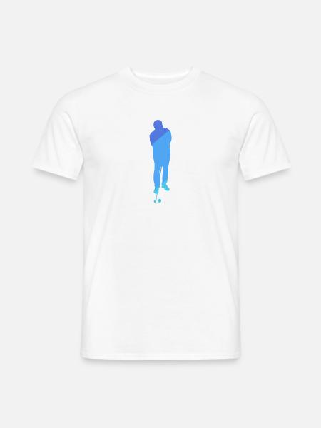 Golf Golfball Golfen Golfschläger - Männer T-Shirt - Weiß